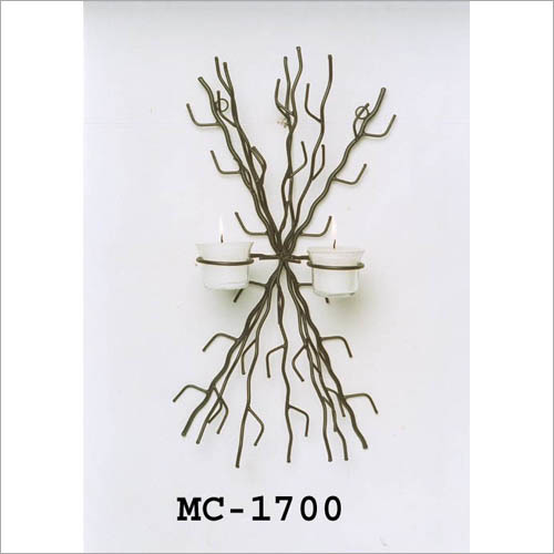 Wall Votive Holder - Metal, 12x10 Inches, Bronze | Elegant Design, Easy Assembly, Mood Lighting, Durable, Low Maintenance