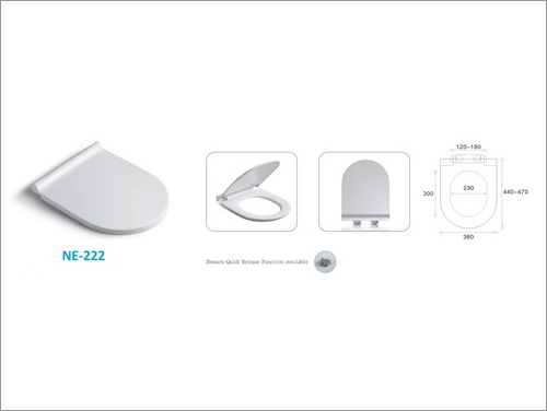 Elongated Toilet Seat Cover