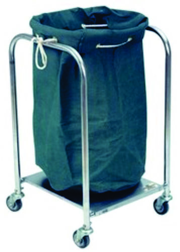 Linen Trolley - Stainless Steel, Manual Operation | Hospital Use, 5-10 Kg Weight