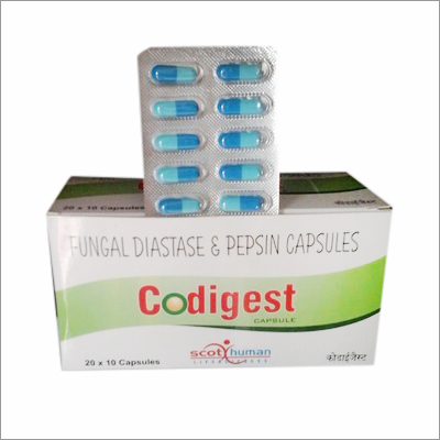 Fungal Diastase and Pepsin Capsules By PHARMA DRUGS & CHEMICALS UNLIMITED