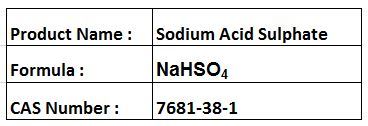 Sodium Acid Sulphate