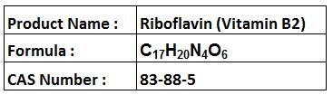 Riboflavin (Vitamin B2)
