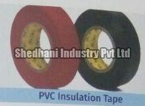 PVC Insulation Tape - 25-110 Mic Thickness | Red and Black Solvent Adhesive, Single-Sided PVC Material, Long Lasting Effective Insulation
