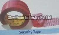 Security Tape - Pvc Material, 25-110 Mic Thickness, Red Color | Anti-tamper Self-destruct Feature With Opened And Void Prints