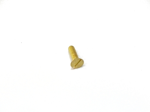 Brass Slotted CSk Screws