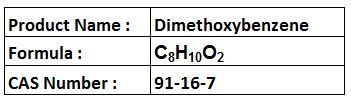 1, 2 Dimethoxybenzene