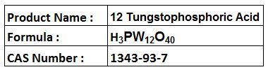 12 Tungstophosphoric Acid - White Crystalline Powder CAS 1343-93-7 | High Purity Reagent Grade Histology Cell Staining