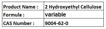 2 Hydroxyethyl Cellulose - White Powder
