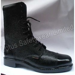 Security Boot With Rubber Sole