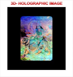 hologram stickers jai mata-di