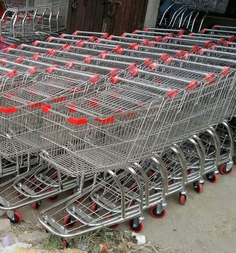 SS Folding Shopping Trolley