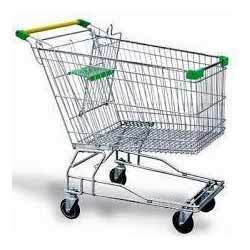 Steel Supermarket Shopping Trolley