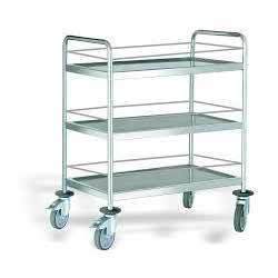 Steel Food Serving Trolley