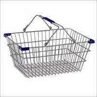 Silver Wire Shopping Basket