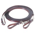 Leather Reins - Genuine Leather, 8-12 Ft Length, Brown Color, 1/2 Inch Width | Comfortable Grip, Durable, Precise Handling, Reliable Control, Metal Snaps