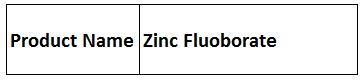 Zinc Fluoborate