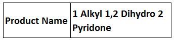 1 Alkyl 1,2 Dihydro 2 Pyridone