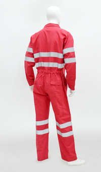 Red Flame Resistant Coverall