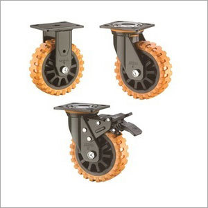 Skidproof Wheels with PP Core Double Ball Bearing