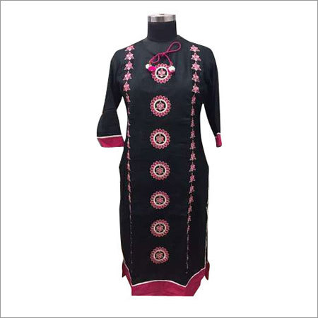Ladies Fancy Ladies Kurti Decoration Material: Ribbons