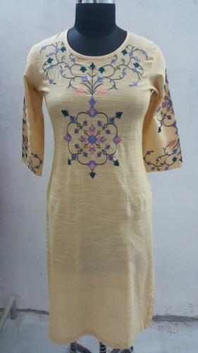 Cotton Embroidery Kurti