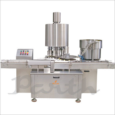 Eight Head Pick Place Type Screw Capping Machine.