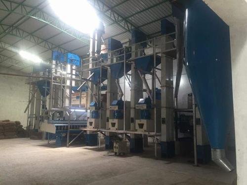 Rice Mill Machinery Plant - Metal Construction, Automatic Operation | Computerized Efficiency, Advanced Automation