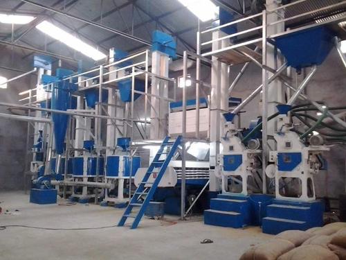 Rice Mill Machinery Plant - Metal Build, Automatic Operation | High-Efficiency Rice Processing Solution