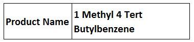 1 Methyl 4 Tert Butylbenzene