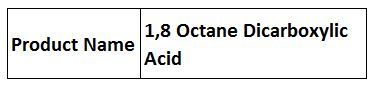 1,8 Octane Dicarboxylic Acid