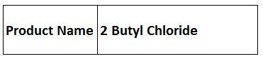 2 Butyl Chloride - Colorless Liquid