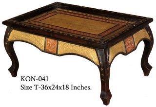 Desk - Wood 36x24x18 Inches, Brown, Partial Assembly | Stable Base, Elegant Traditional Design, Durable, Versatile Use