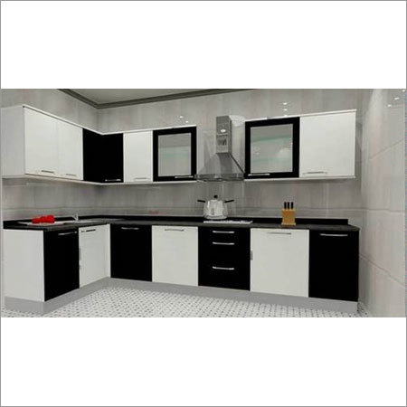 L Shape Modular Kitchen