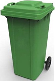 Green Dust Bin (120Ltr)