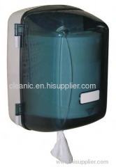 Dispenser Center - Plastic Roll Dispenser 12X10X15 In, Grey | Easy Refill, Durable Design, Simple Install, Anti-Corrosive Finish