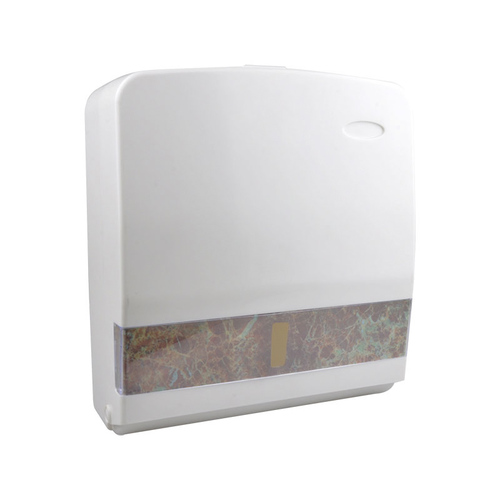 Tissue Dispenser - Plastic, 10X10X15 Cm, White | Anti-Corrosive Finish, High Durability, Easy Dispensing, Simple Installation, 200 Tissue Capacity