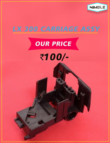 LX-300 Carriage Block - Black DOT Matrix Printer Carriage Assembly | Compatible with Epson Printers, Designed for Efficient Performance and Reliability