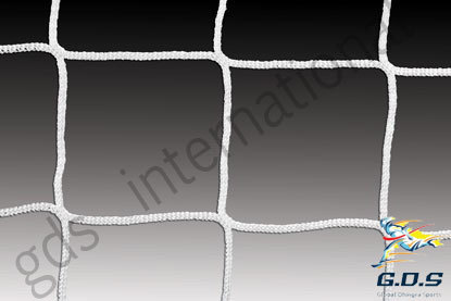 White Football Nets - Pp Knotless