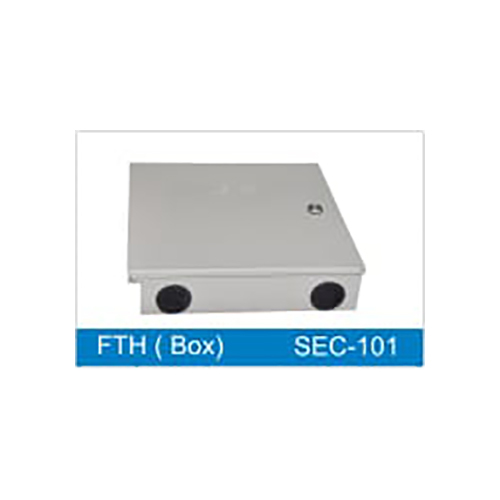SEC-101 FTH Box - Metal, Compact Dimensions | Durable Wall Mount Fiber Termination Housing, Lightweight and Easy to Install