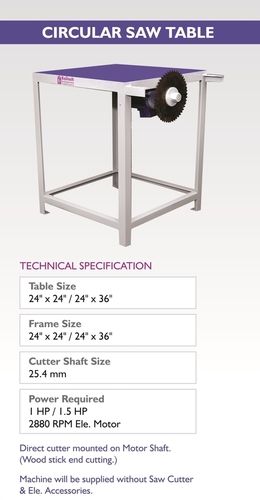 Purple Circular Saw Table