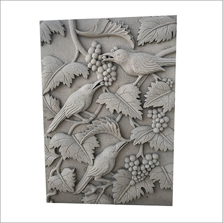 Stone Carved Wall Mural