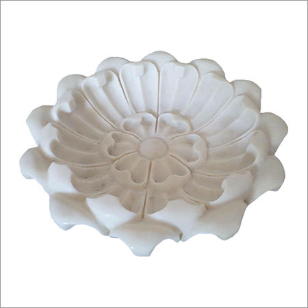 Carved Marble Basin