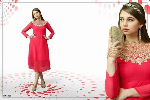 Pink Ladies Designer Kurti