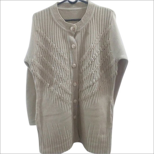 Ladies Wool Cardigan