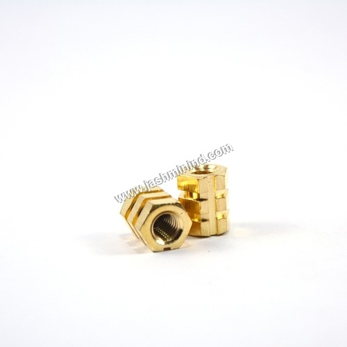 Brass Triple Hex Insert