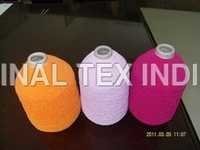 Covered Rubber Thread - Rubber Covered Yarn, Orange, Variable Diameter, Flexible, Tear Resistant, Chemical Resistant
