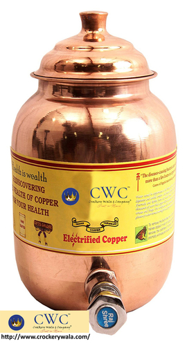 Handmade Pure Copper Water Stoarge Pot Tank With Tap