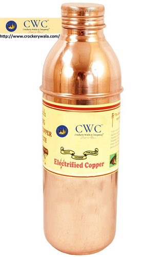 8.0" X 2.6" Handmade Thermos Bottle With Lid, 800 Ml