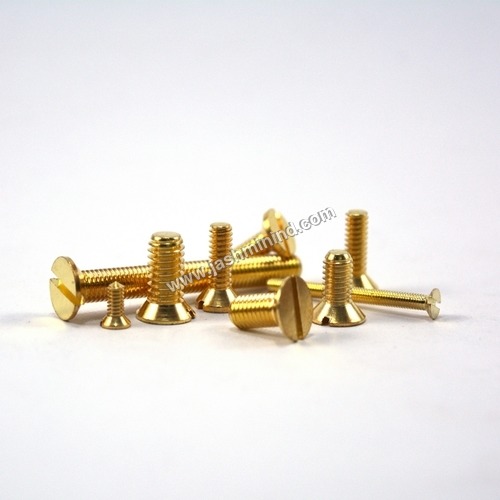 CSK Slot Brass Screws