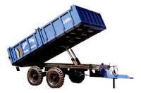 Tractor Trolleys - Steel, 12ft x 6ft x 3ft | Heavy Duty, Durable, Hydraulic Braking System, Easy Loading, Low Maintenance, Versatile